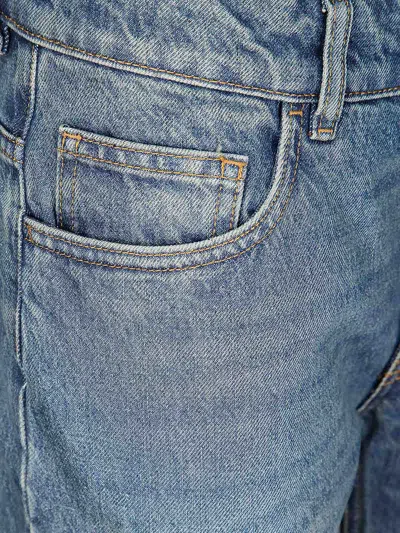 Coperni Woman Jeans Blue Size S Cotton In Blue