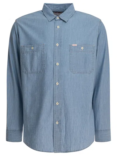 Filson Chambray Cpo Shirt Shirts In Blue