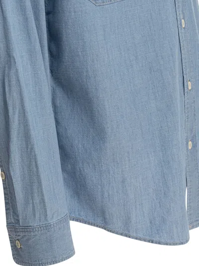 Filson Chambray Cpo Shirt Shirts In Blue