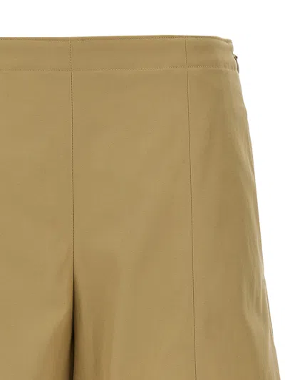 Theory Cotton Shorts With Back And Side Pockets