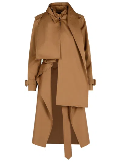 Burberry Long Belted Trench Coat Epaulettes
