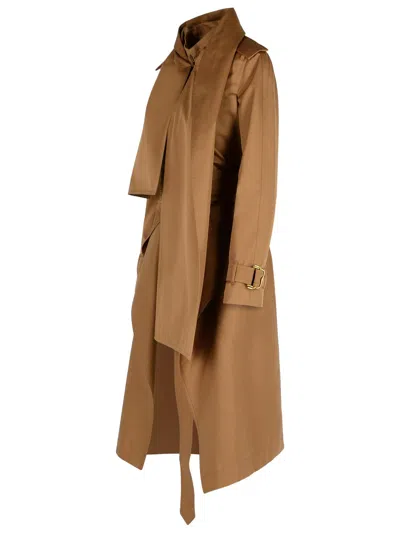 Burberry Long Belted Trench Coat Epaulettes