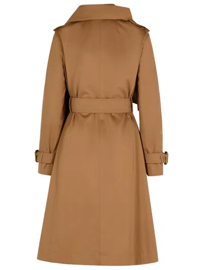 Burberry Long Belted Trench Coat Epaulettes
