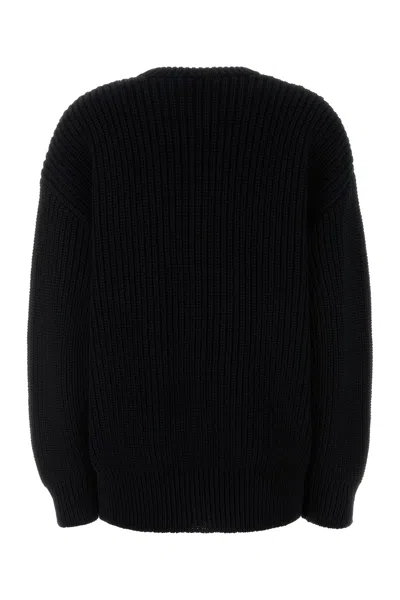 Marine Serre Knitwear Crew Neck Ribbed Texture