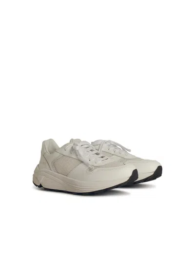 Common Projects Runner' White Leather Blend Sneakers