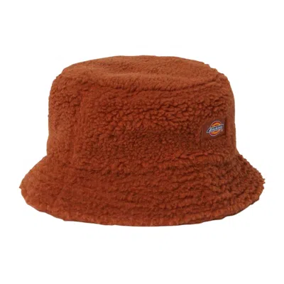 Dickies Red Chute Bucket Hat In Brown
