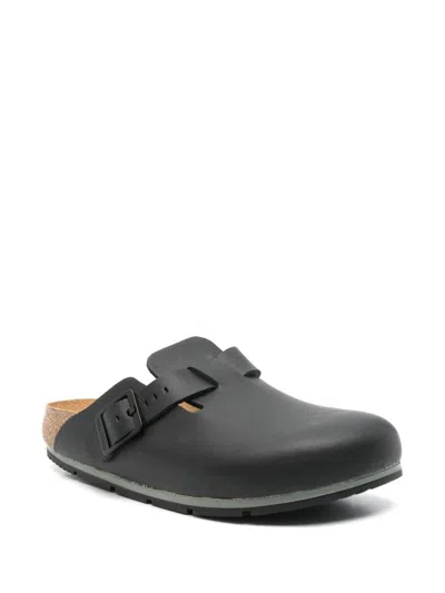 Birkenstock Pro 2.0 Slippers With Buckle Detail In Black