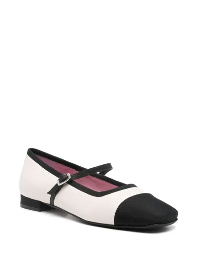 Carel Paris Giselle Ballet Flats In Beige