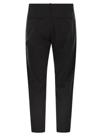 Dondup Belt Loop Casual Pants In Black