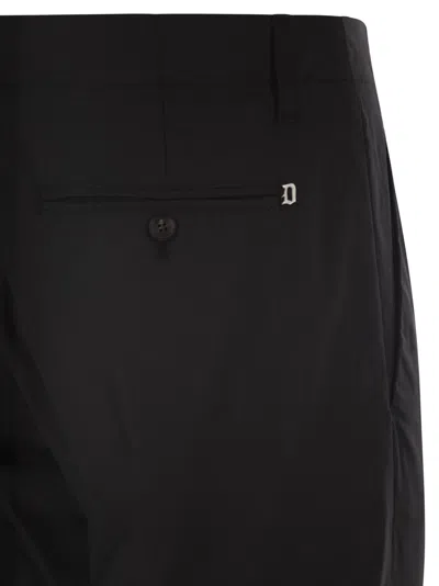 Dondup Belt Loop Casual Pants In Black