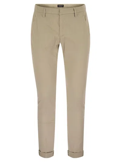 Dondup Gaubert Slim Fit Gabardine Trousers