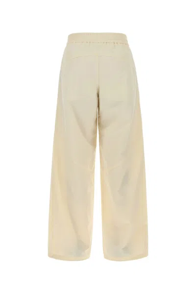 Herno Pantalone In Nylon Avorio  Donna