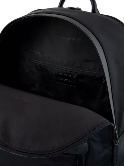 Emporio Armani Men's Logo Nylon Backpack