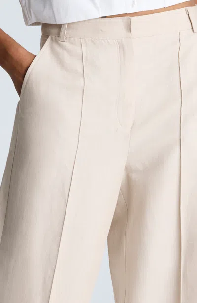Kenneth Cole Fly Front High Rise Pintuck Wide Leg Pants Pant In Multicolor