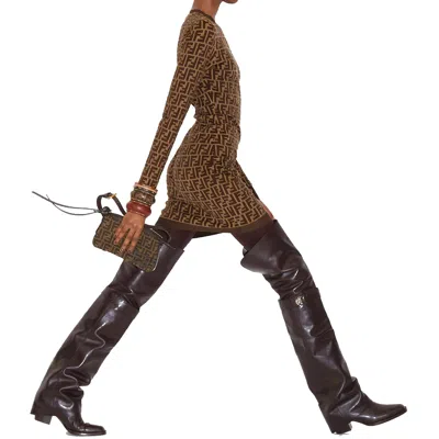 Fendi Ff Monogram Mini Dress