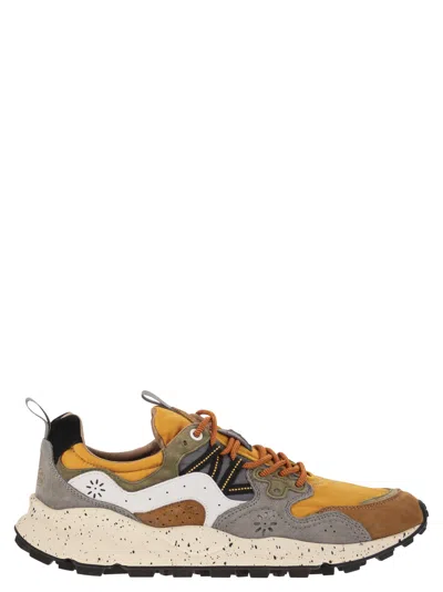 Flower Mountain Yamano 3 - Sneakers In Suede And Technical Fabric