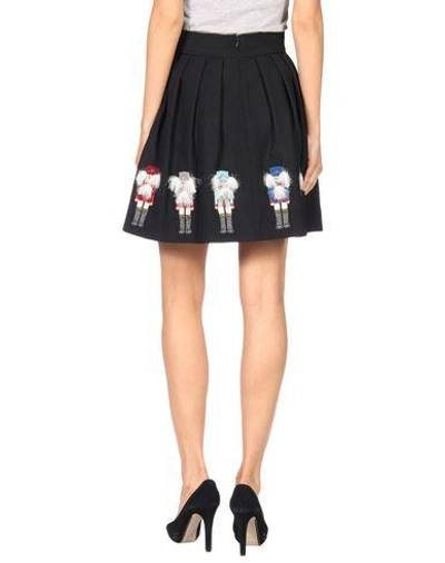 Shop Olympia Le-tan Knee Length Skirt In Black