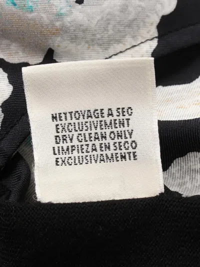 Pre-owned Hermes 2010s Gemstone-print Mini Dress In Black