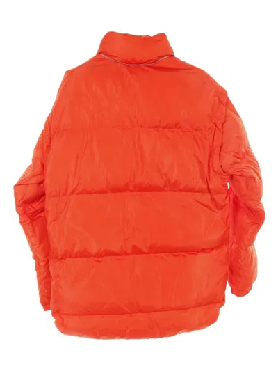 Pre-owned Gucci X Adidas 2010s Web-stripe Jacket In Orange