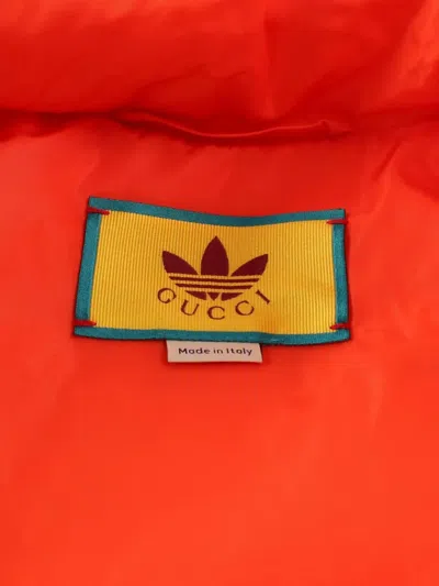 Pre-owned Gucci X Adidas 2010s Web-stripe Jacket In Orange
