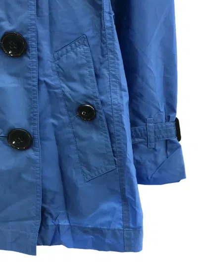 Pre-owned Burberry 2010s Belted Trench Coat In Blue