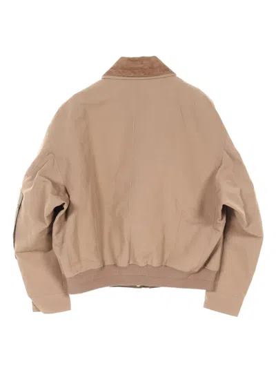 Pre-owned Dior 2010s Cotton Jacket Set (set Of Two) In Brown