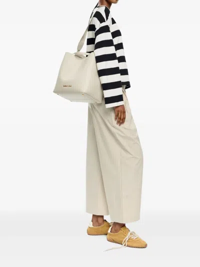 Bimba Y Lola Large Chihuahua Shoulder Bag In Neutrals