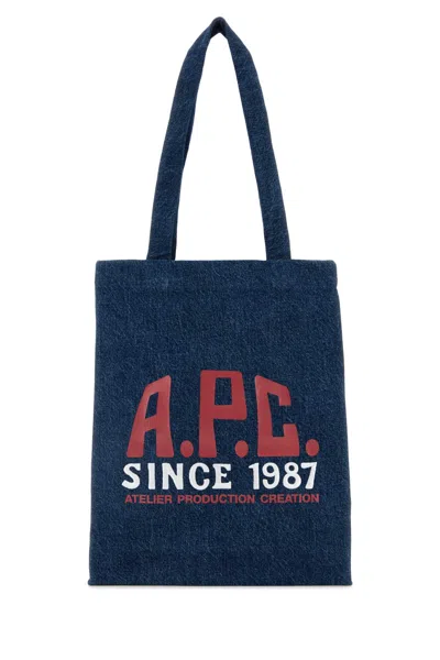 Apc A.p.c. Handbags. In Blue