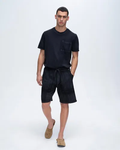 Atm Anthony Thomas Melillo Pique Patch Pocket Shorts In Black