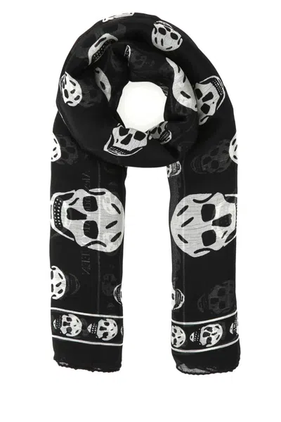 Alexander Mcqueen Alexander Mc Queen "skull Biker" Scarf In Multicolor