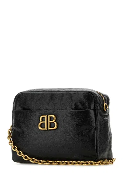Balenciaga Monaco Camera Bag In Black
