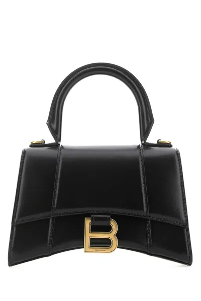 Balenciaga Borsa Hourglass Xs Da Donna In Nero In Black