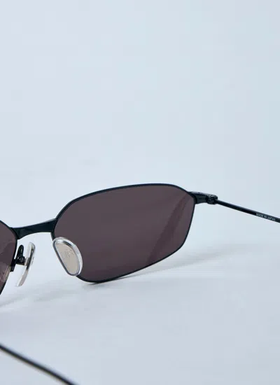 Balenciaga 62mm Oversize Rectangular Sunglasses In Black