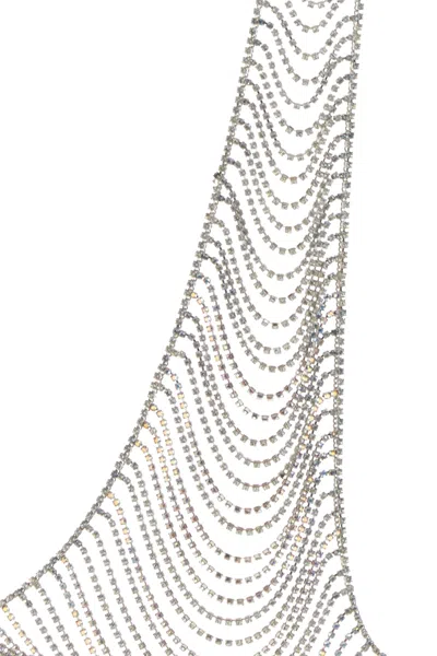 Benedetta Bruzziches Linked Chain Layered Necklace With Pendant Detail In Multicolor