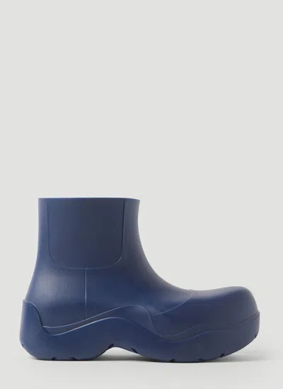 Bottega Veneta Men Boot The Puddle In Blue