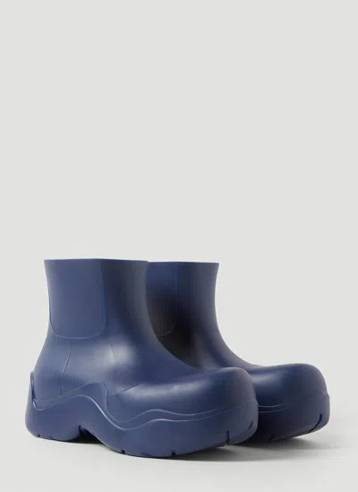 Bottega Veneta Men Boot The Puddle In Blue