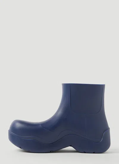 Bottega Veneta Men Boot The Puddle In Blue