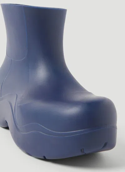 Bottega Veneta Men Boot The Puddle In Blue