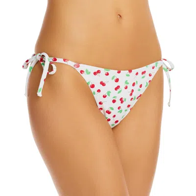 Aqua Swim Womens Printed Stretch Bikini Swimsuit In Multi