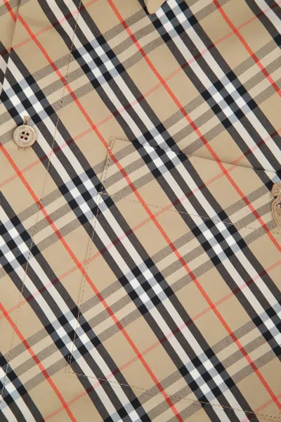 Burberry Vintage Check Cropped Shirt In Multi