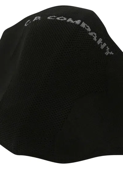 C.p. Company C.p.company Black Fabric Face Mask In Black
