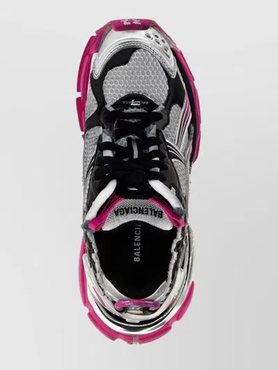 Balenciaga Grey Runner Sneakers In Multi