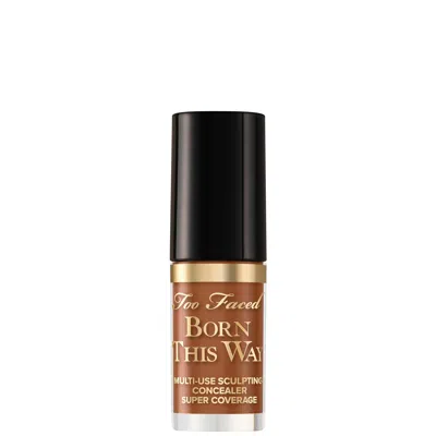 Too Faced Travel Size Born This Way Super Coverage Concealer 2ml (various Shades) - Chestnut In Chestnut