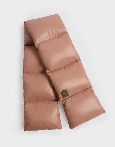 Kanuk Izu Puffer Scarf In Almond In Brown