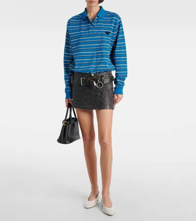 Gianvito Rossi Glossed-leather Ballet Flats In White