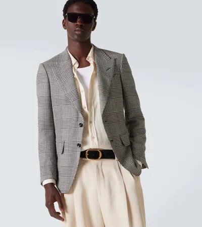 Tom Ford Suede Belt In Black