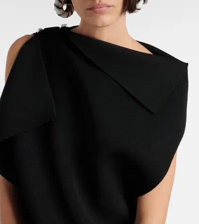 Jacquemus La Mini Robe Trapeze Mini Dress In Black