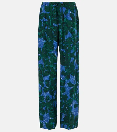 Dries Van Noten Multicolor Printed Pants