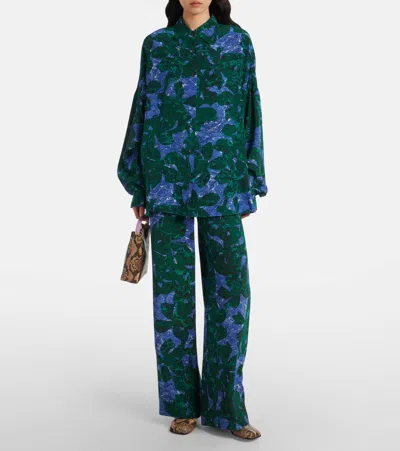 Dries Van Noten Multicolor Printed Pants