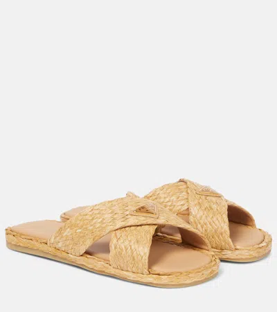 Prada Slippers In Beige